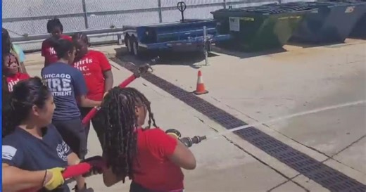 Chicago Fire Academy teaches girls about careers as a firefighter or paramedic