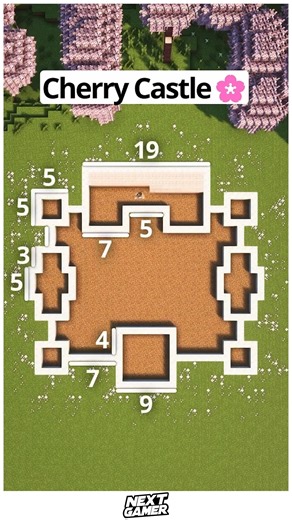NextGamer on Instagram: "🌷 Enchanted Cherry Castle Idea for Your Minecraft World Create a royal paradise among cherry blossoms with this stunning castle design! 🏯💫 Filled with cozy interiors and majestic details, it’s the ultimate build for lovers of elegance and creativity. 🌸🔥 #MinecraftCastleBuild #MinecraftCherryBuild #MinecraftVibes #MinecraftDesign #MinecraftDecor #MinecraftNature #MinecraftWorld"