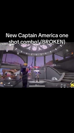 New Cap one shot! #marvelrivals #funny #clips