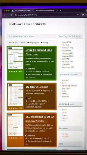 Cheathography Free Cheat Sheets for Any Subject #graphicdesign #cheatcodes