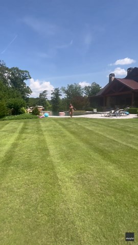 Woman's Backflip Fail Caught on Camera