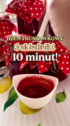 Przepis na domowy dżem truskawkowy