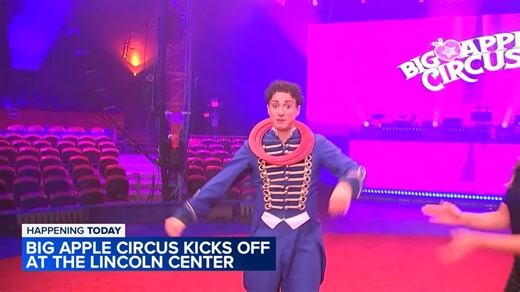 ABC7NY on Instagram: "The Big Apple Circus is back at the Lincoln Center! Dani headed down to the big top to hear what it takes to lead a circus. 🎪🍎"