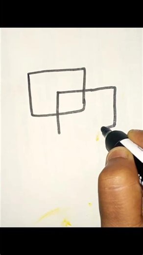 Easy 3D Cube Drawing ✨ | Step by Step Box Sketch for Beginners