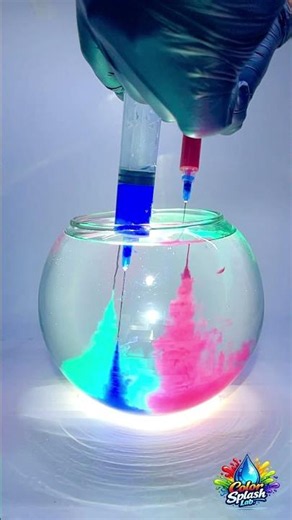RGB Color Magic in Water! 🔴🟢🔵 Amazing Ink Mixing