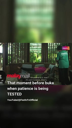 Why time move so slow 😭 #ramadan #puasa #malaymail Video credit: YouTube @FeefoTvOfficial 10 Perangai Masa Puasa // Sherry’s World // Episode 1