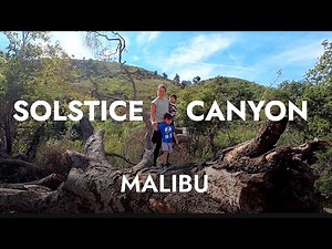 Solstice Canyon Trail in Malibu: Waterfall & Tropical Terrace Ruins | California Hike with Kids