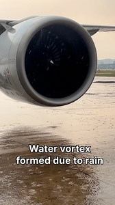 2.9K views · 451 reactions | Vortex is formed during engine run up in rain #rainy day #water vortex | Orville Wright | Facebook