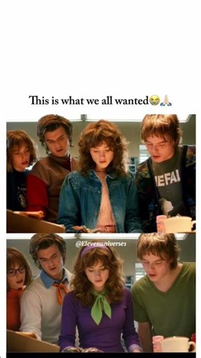 Stranger things cast as scooby doo characters 😭🙏🏻❤️ #strangerthings #steveharrington