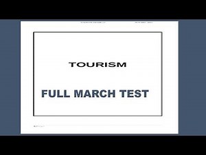 GRADE 10 TOURISM TERM 1 FULL MARCH TEST