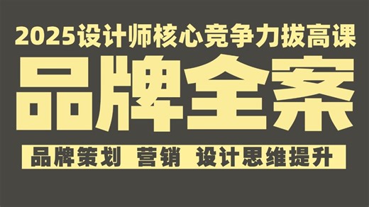 【15集全】可能是B站讲解最详细的品牌全案｜品牌策划｜品牌营销｜LOGO设计 提案 辅助图形 卡通LOGO VI手册设计 平面设计作品集教学/课程！