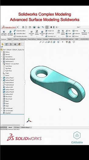 Solidworks Complex Modeling | Advanced Surface Modeling Solidworks | #Solidoworkscomplexsurfacing