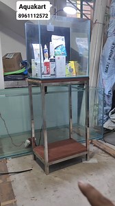 7.9K views · 79 reactions | Steel Rack & Aquarium Setup #trendingreels #zerosilicon #steelwork #aquakart #USATechnology #aquarium #aquariumfish #aquascape #aquariumhobby | AquaKart | Facebook