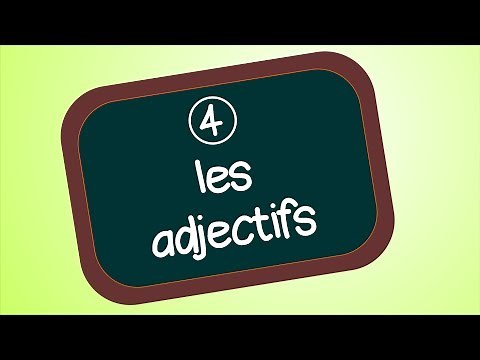 Les adjectifs