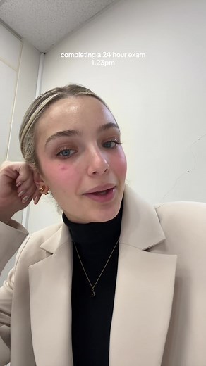 Complete a 24-hour Exam with Me | Study Tips and Tricks