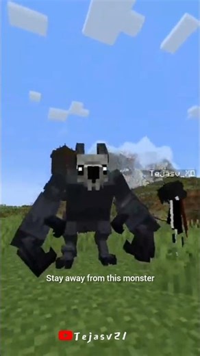This mod adds Nightmare Stalker in Minecraft!😱 #minecraft