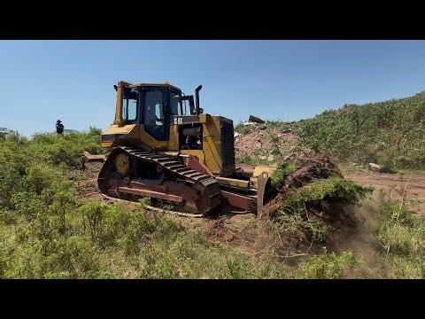 CAT in the Bush, D5M XL pushing dirt! #bulldozerofficial #dozer #earthmoving #construction