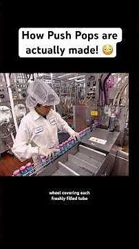 How Push Pops are actually made! 😳 #pushpop #sherbert #popsicle