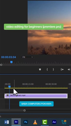 Beginner Video Editing Tutorial in Pokhara with Premiere Pro