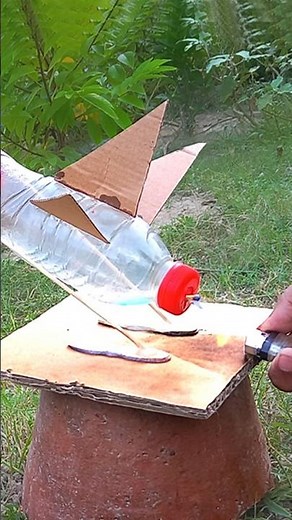 How to make a rocket at home using plastic bottle