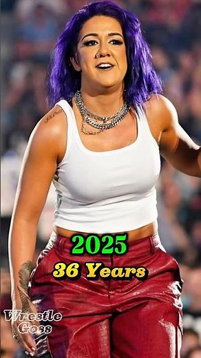 Bayley Then Vs Now (1989-2025) | #WWE #RoleModel