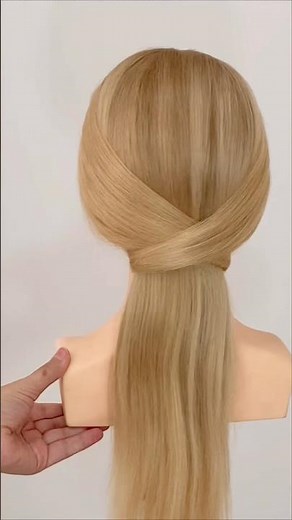 Ponytail Style 10/10 ✨ The Final Look #hairtutorial#hairhack #easyhairstyle