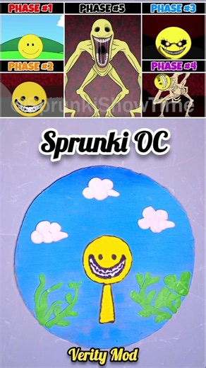Clay Art Sprunki OC : Verity Mod (From Minecraft) Phases 2 #shorts #sprunki #incredibox #clayart