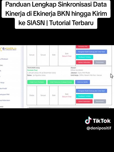 Panduan Lengkap Sinkronisasi Kinerja di Ekinerja BKN