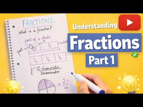 Fractions Explained Step by Step | Beginner’s Guide Part-1