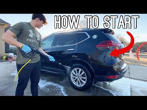 How To Start A Mobile Detailing Business Ep 1 "The First Wash"