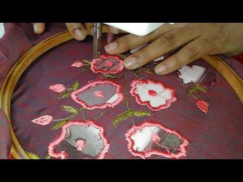 How to do Cutwork Embroidery in Saree / Tutorial for beginners
