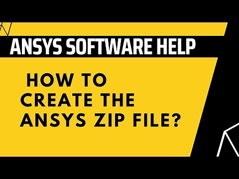 How to Create the ANSYS archive file that can be sent via Mail | ANSYS Software Help | WB ZIP file