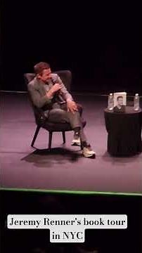 Jeremy Renner's "My Next Breath" book tour (at the Gramercy Theatre in NYC)
