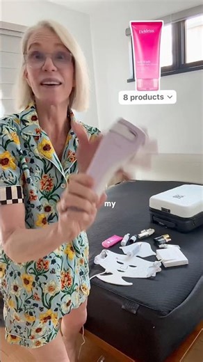 Over 50? These Are the ONLY Skincare Devices I Pack ✈️✨#skincareroutine #travel