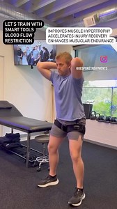 Lift Lighter. Train Harder. 💪 Achieve maximum results with minimal weight through blood flow restriction (BFR) training. SmartCuffs® automatically find your ideal pressure in just 30 seconds. With accuracy tested and validated by Mayo Clinic, you can trust you’re getting the best results.❗ See the same results with just 30% of the weight: - Increase strength and hypertrophy - Improve aerobic capacity - Speed up recovery time Used in more than 6000 clinics nationwide. | Smart Tools