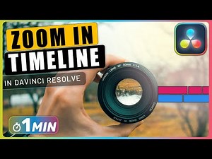 How to ZOOM into TIMELINE in Davinci Resolve