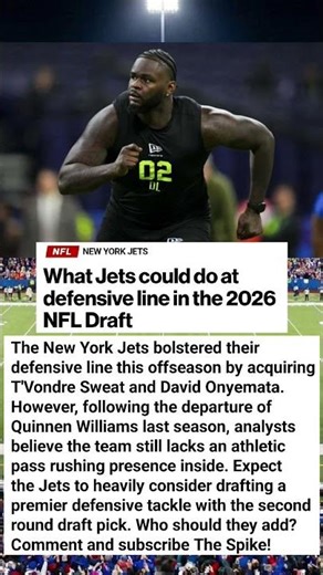Jets Could Draft A Defensive Tackle In Round Two! 🏈 #Jets #NFLDraft #NFL
