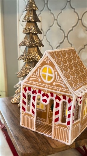 Missy Luukkonen on Instagram: "I unboxed my new @janomeamerica embroidery machine. I have never used one before. Made a “sample” project and then decided to just go for it… Two days later I’m basically a general contractor for a gingerbread subdivision. If you’re wondering whether you need to start big… you absolutely do not. I just don’t have a chill setting. 😂🫣 If you’ve ever wildly overdone your “first project,” tell me what it was so I don’t feel so alone here. This darling p