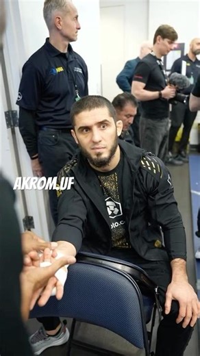 махачев заряжен к бою 🥶