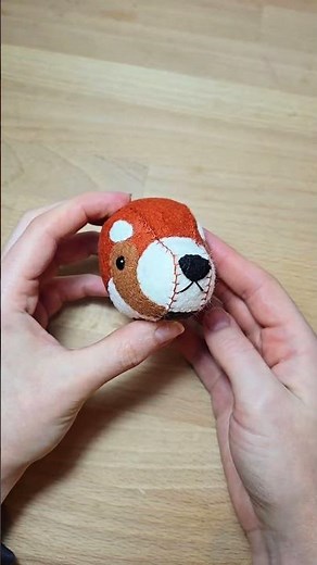 DIY red panda stuffie | Beginner-friendly felt stuffies