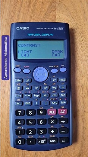 Cómo CAMBIAR el CONTRASTE en la CALCULADORA 🤔