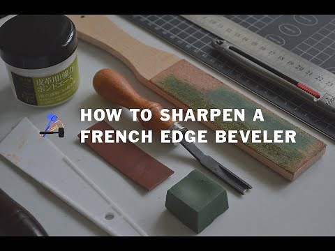 How to Sharpen a French Edge Beveler