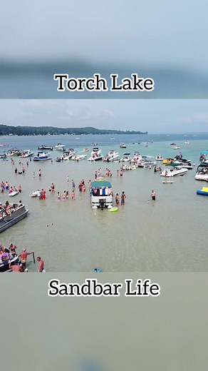 Boating Fun at Torch Lake - Sandbar Adventures