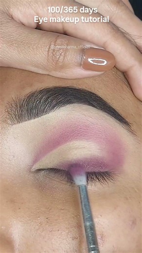 100/365 days Eye makeup tutorial for beginners ✨ #ytshorts #eyemakeup #ytshorts