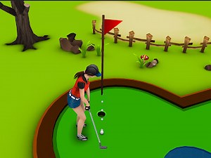 Walkthrough Mini Golf Game 3D . BrightestGames.com