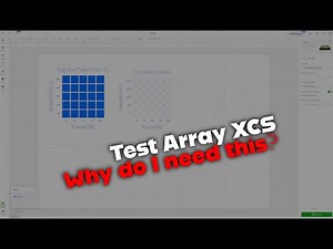 How to Create a Test Grid! Test Material for Laser Engraving using Xtool Creative Space.