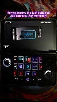 How to Add Functions to the Back Button on AYN Thor #aynthor #android #emulation #nintendo