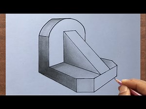 How to Draw an Engineering Graphic Design in 2-Point Perspective