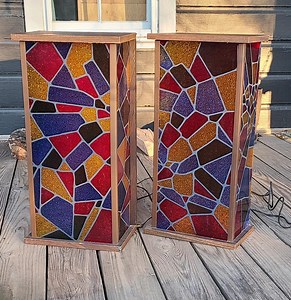 Vintage Sound Responsive Light Cabinets 1970s Disco Party Lights Audio Organs Light Box 70s Disco Music Light up Boxes Unusual Light Cabinet - Etsy