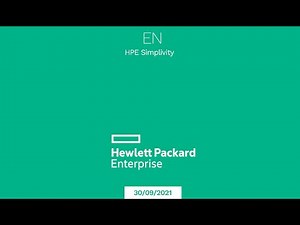 HPE Simplivity Training